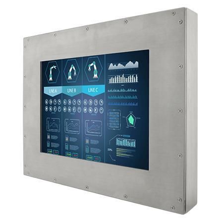 Monitor mit resisitivem Touchscreen - R10L100-67T2ST - Winmate, Inc. - für Industriemaschinen / für Chemieanwendungen / für Lebensmittel-Produktionsanlage