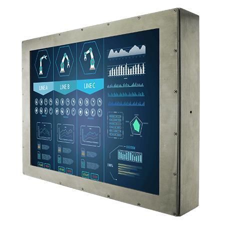 LCD-Monitor - R19L300-67M1ST - Winmate, Inc. - mit resisitivem Touchscreen / Industrie / für Chemieanwendungen