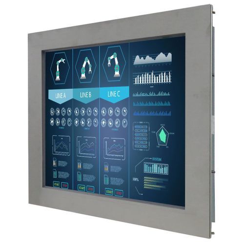 LCD-Monitor - S17L500-STM1 - Winmate, Inc. - mit resisitivem Touchscreen / Industrie / 17"