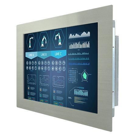 LCD-Monitor - R19L300-STM1 - Winmate, Inc. - mit resisitivem Touchscreen / für Seewasseranwendungen / für die Medizintechnik