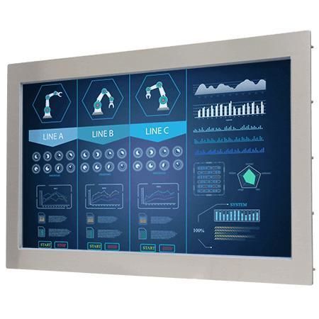 LCD-Monitor - W22L100-STA3 - Winmate, Inc. - mit resisitivem Touchscreen / für Chemieanwendungen / für pharmazeutische Anwendungen
