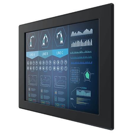 Monitor mit resisitivem Touchscreen - R19L300-PMA3OD - Winmate, Inc. - Industrie / für Außenbereich / 19"