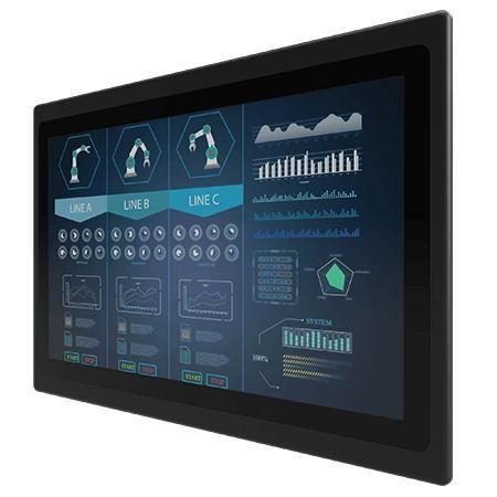 Monitor mit Touchscreen - W22L100-EHB1OD - Winmate, Inc. - Multitouchscreen / kapazitive Projektionstechnologie / mit kapazitivem PCAP-Touchscreen