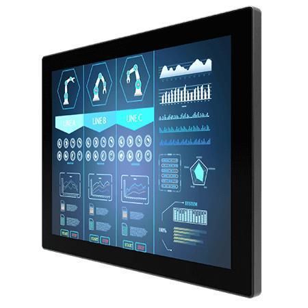 LCD-Monitor - R19L100-GCA3OD - Winmate, Inc. - Multitouchscreen / kapazitive Projektionstechnologie / Industrie