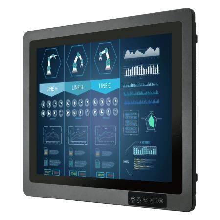 Monitor mit Multi-Touch-Screen - R19L100-67FTP(HB) - Winmate, Inc. - kapazitive Projektionstechnologie / Industrie / für Industriemaschinen
