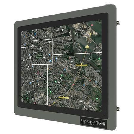 LCD-Monitor - R19L100-MLA3 - Winmate, Inc. - mit resistivem 5-Draht-Touchscreen / mit Touchscreen / für Fahrzeuge