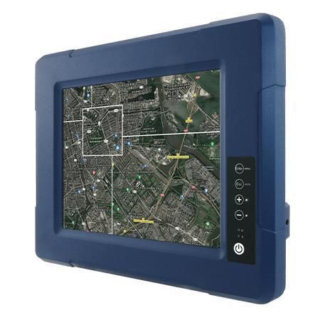 Monitor mit resisitivem Touchscreen - R08L100-VMN1-NI - Winmate, Inc. - mit resistivem 5-Draht-Touchscreen / mit Touchscreen / für Außenbereich