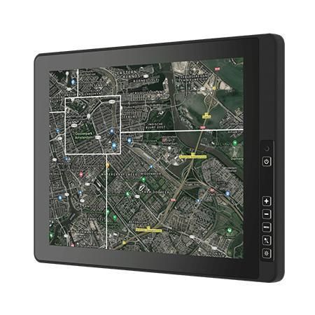 Monitor / kapazitive Projektionstechnologie - R15L100-67N1-NI - Winmate, Inc. - mit resistivem 5-Draht-Touchscreen / für Außenbereich / für Fahrzeuge