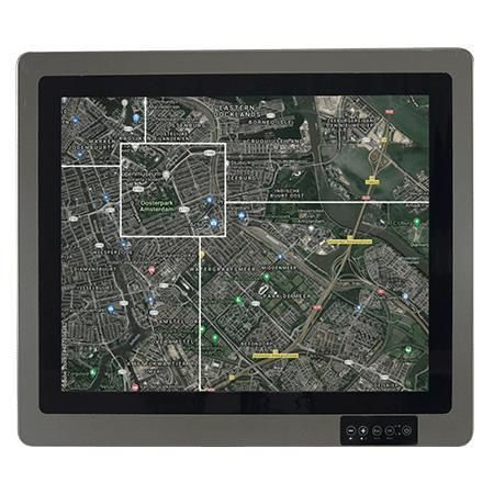 Monitor mit Touchscreen - R19L100-67N1-NI - Winmate, Inc. - Multitouchscreen / kapazitive Projektionstechnologie / mit kapazitivem PCAP-Touchscreen