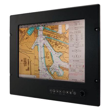 TFT-LCD-Monitor - R15L100-MRC3HB - Winmate, Inc. - mit resisitivem Touchscreen / für Seewasseranwendungen / 15"