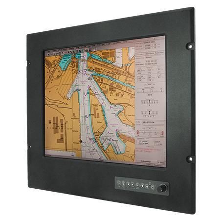 LCD-Monitor - R17L500-MRM1 - Winmate, Inc. - mit resisitivem Touchscreen / für Seewasseranwendungen / 17"