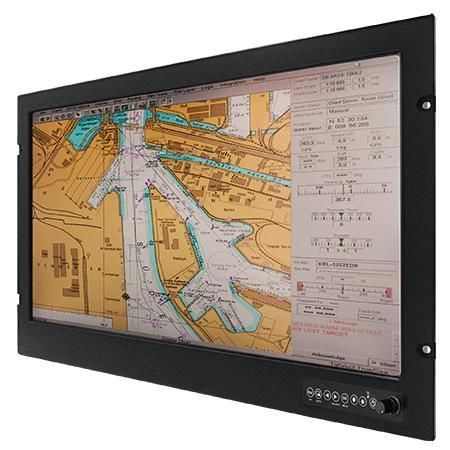 Monitor mit resisitivem Touchscreen - W24L100-MRA1HB - Winmate, Inc. - für Seewasseranwendungen / 24" / 1920 x 1080