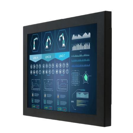 LCD-Monitor - R12L600-CHM2 - Winmate, Inc. - mit resisitivem Touchscreen / für HMI-Schnittstelle / 12,1"