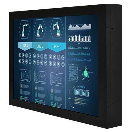 LCD-Monitor - W12L100-CHM9 - Winmate, Inc. - mit resisitivem Touchscreen / Industrie / 12,1"