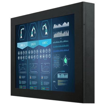 LCD-Monitor - R15L600-CHC3 - Winmate, Inc. - mit resisitivem Touchscreen / für Industriemaschinen / für HMI-Schnittstelle