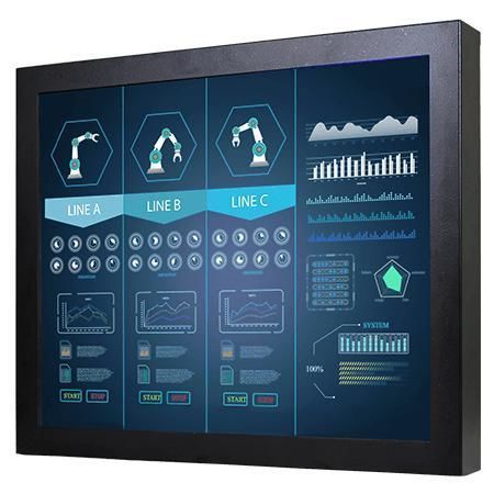 Monitor mit resisitivem Touchscreen - R15L100-CHA3WT - Winmate, Inc. - 15" / 1024 x 768 / mit VESA-Montage