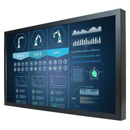 Monitor mit resisitivem Touchscreen - W24L100-CHA2TR - Winmate, Inc. - für Anzeige / für Industriemaschinen / für HMI-Schnittstelle