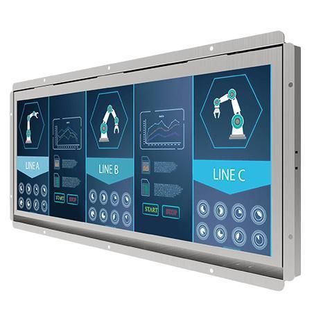 Monitor mit Touchscreen - W15L100-OFB2 - Winmate, Inc. - Industrie / für Anzeige / für digitale Beschilderung