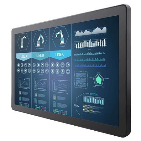 Multitouchscreen-Monitor - W24L100-GCA2 - Winmate, Inc. - mit kapazitivem PCAP-Touchscreen / für Schwerlastanwendungen / Industrie