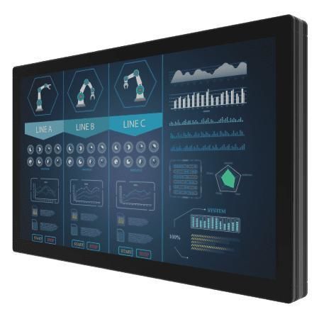 Multitouchscreen-Monitor - W27L100-PCA1 - Winmate, Inc. - kapazitive Projektionstechnologie / LCD / Industrie