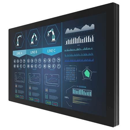 Multitouchscreen-Monitor - W43L100-PCA3 - Winmate, Inc. - mit kapazitivem PCAP-Touchscreen / Industrie / für digitale Beschilderung