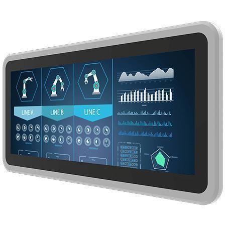 Multitouchscreen-Monitor - W12L100-PPB1 - Winmate, Inc. - kapazitive Projektionstechnologie / mit kapazitivem PCAP-Touchscreen / 12,3"