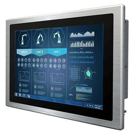 Multitouchscreen-Monitor - W15L100-PPA4 - Winmate, Inc. - kapazitive Projektionstechnologie / mit kapazitivem PCAP-Touchscreen / Industrie