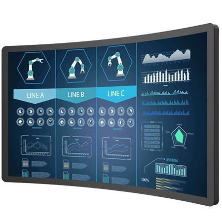 Monitor mit Multi-Touch-Screen - W50L100-POCV - Winmate, Inc. - Multitouchscreen / mit kapazitivem PCAP-Touchscreen / kapazitive Projektionstechnologie