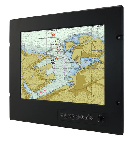 Anzeigetafel für Schifffahrtsanwendungen - R12L600-MRM2 - Winmate, Inc. - TFT / mit kapazitivem Touchscreen / mit resisitivem Touchscreen