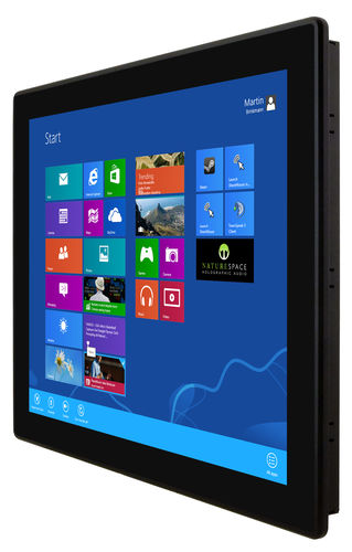 HMI mit Touchscreen - R15IBWS-MHC3 - Winmate, Inc. - einbaufähig / 1024 x 768 / Intel® Atom