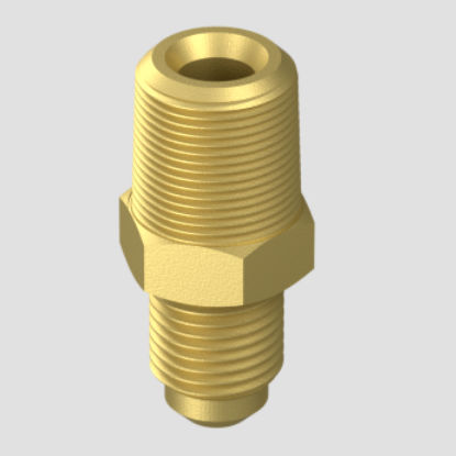 Druckluftanschluss - 20x-xxxx series - Henry Technologies - Gewinde / Messing / außen/außen