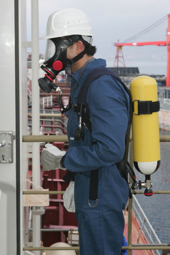 Helm mit Atemluftzufuhr - DIABLO RINA 1800 - EKASTU Safety