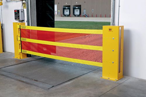 Fallschutz-Schranke - Dok-Guardian® HD and HDXL - Rite-Hite - erweiterbar / manuell / Polymer