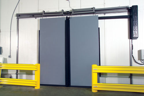 Schiebetür - Barrier Glider® - Rite-Hite - PUR / Stoff / für Kühlhäuser