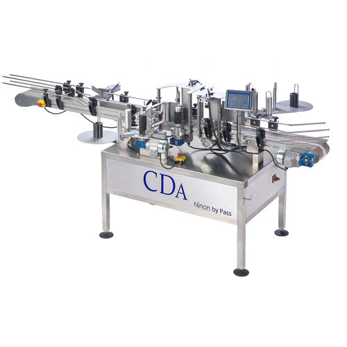 Automatische Etikettiermaschine - Ninon By Pass - CDA - für Chemikalien / für Flaschen / zur Seitenetikettierung