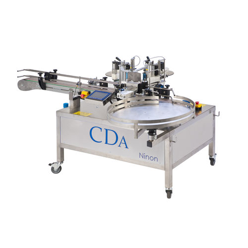 Automatische Etikettiermaschine - Ninon VAPE - CDA - für die Pharmaindustrie / für Kosmetikanwendungen / für selbstklebende Etiketten