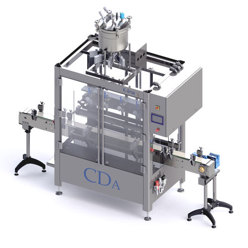 Automatische Abfüllanlage - K-Line S - CDA - für Flaschen / Flaschen / für Pflanzenschutzmittel