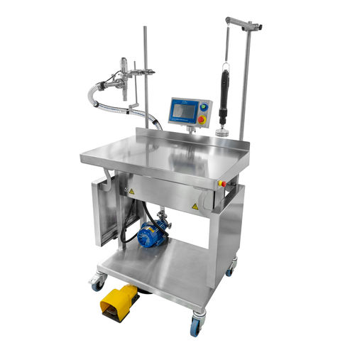 Halbautomatische Abfüllanlage - K-Net - CDA - für Flaschen / für Töpfe / für kosmetische Cremes