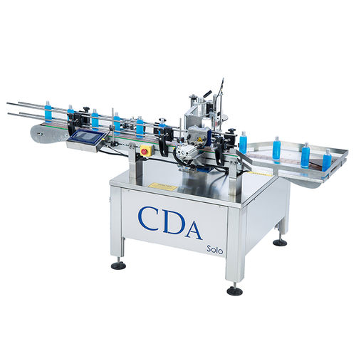 Automatisches Etikettiersystem - Solo 1500 / 2500 - CDA - für Kübel / für Flaschen / Dosen