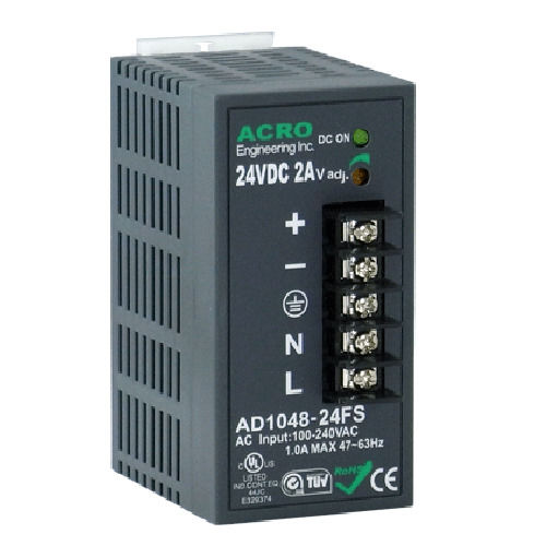 Stromversorgung für DIN-Schiene - AD1048FS series - Acro Engineering inc. - AC/DC / mit mehreren Ausgängen / robust