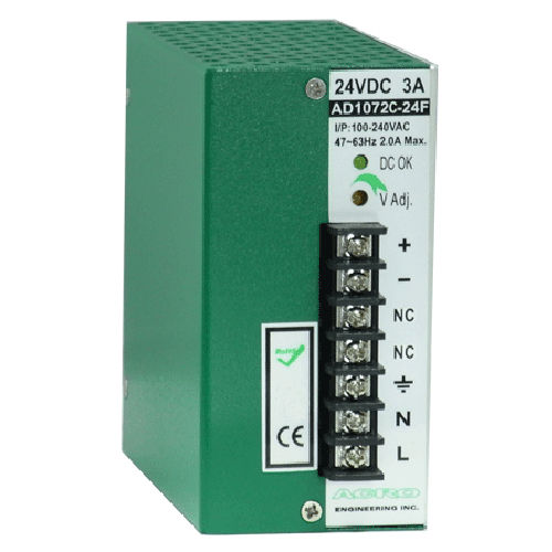 Batterieladegerät für Elektrofahrzeug - AD1072CF series - Acro Engineering inc. - auf DIN-Schiene / Blei-Säure / smart