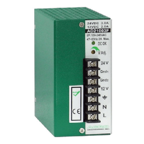Stromversorgung für DIN-Schiene - AD2100F series - Acro Engineering inc. - AC/DC / Doppelausgang / robust