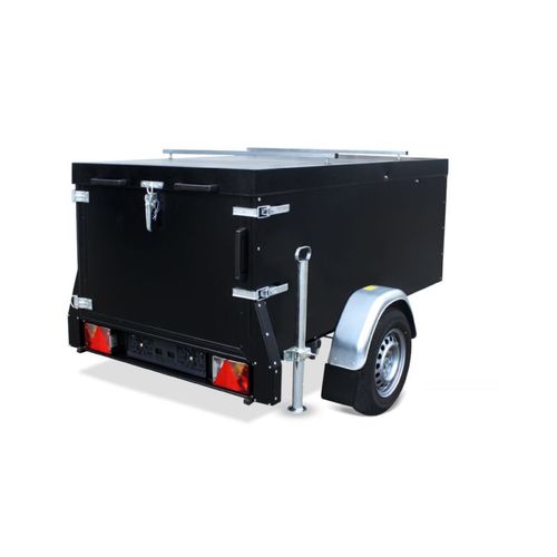 Transporter-Anhänger - KT-EU2, KT-EB2 - Böckmann - für Containertransport / Ultra-Tieflader / einachsig