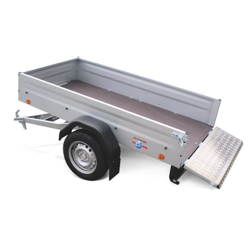 Kippanhänger - RK-EU series - Böckmann - Ultra-Tieflader / einachsig / angehängt