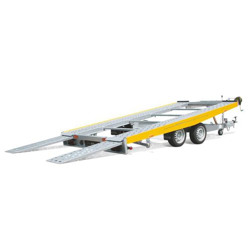 Plattformanhänger - AH 4320 series - Böckmann - Tandem / angehängt / Hub