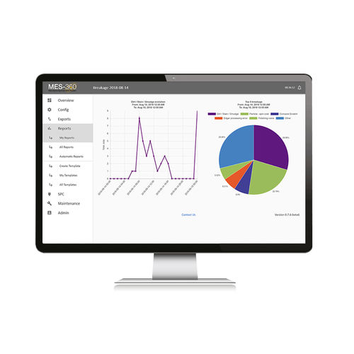 Überwachungssoftware - MES-360 PO - Satisloh - Prozesssteuerung / Manufacturing Execution System / Prozess