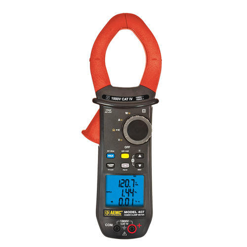 Digitale Strommesszange - 407 - AEMC Instruments - tragbar / 1000 V / 1000 A