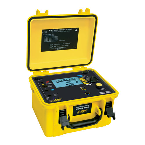 Digitales Megohmmeter - 6505 - AEMC Instruments - tragbar / gehärtet