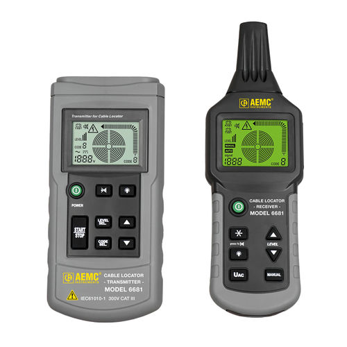 Fehlerdetektor für Kabel - 6681 - AEMC Instruments - tragbar / digital