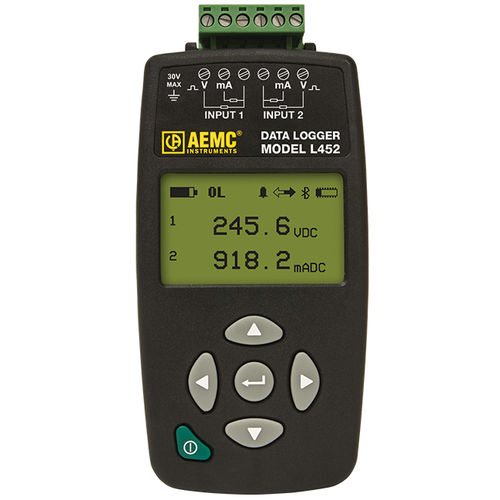 Temperatur-Datenlogger - L452 - AEMC Instruments - Spannung / Druck / Feuchte